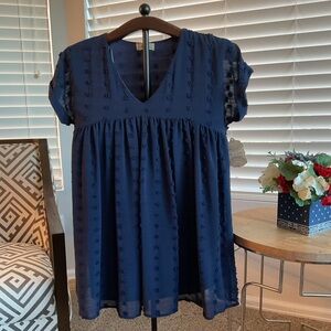 Altar’d State Navy Dot Dress